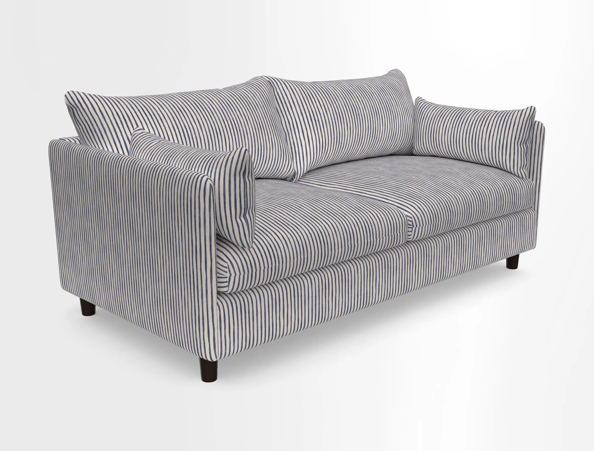 Madehurst 3 Seater Sofa in House Plain Sky. Loose cover option available