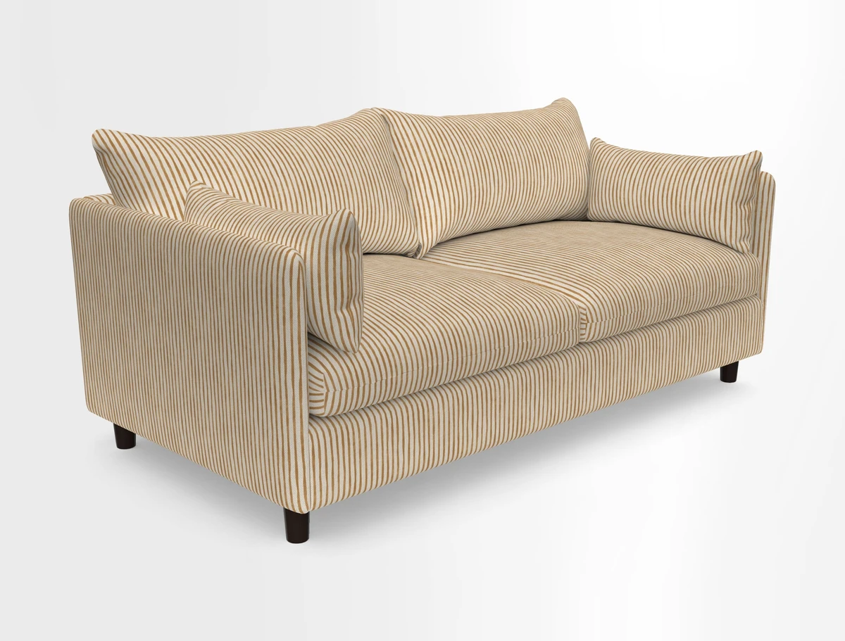 Madehurst 3 Seater Sofa in House Plain Sky. Loose cover option available