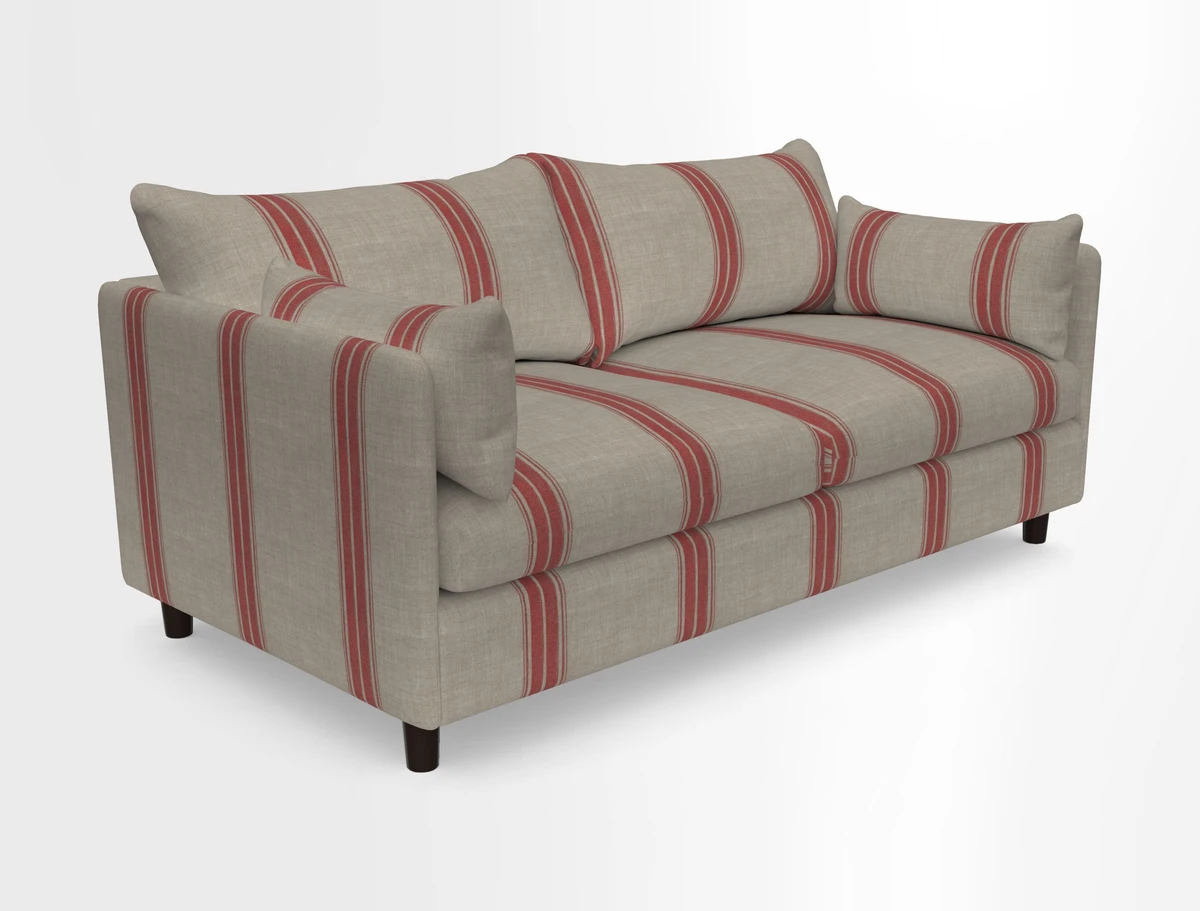 Madehurst 3 Seater Sofa in House Plain Sky. Loose cover option available