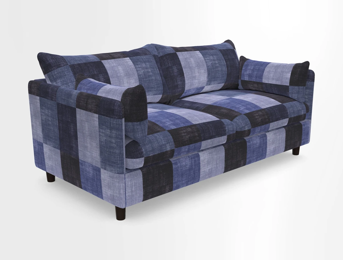 Madehurst 3 Seater Sofa in House Plain Sky. Loose cover option available