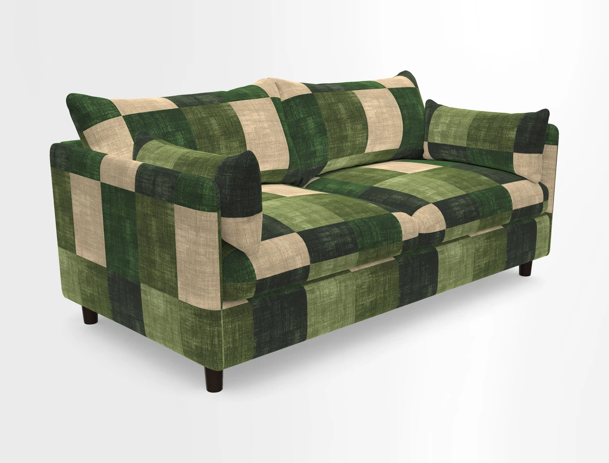 Madehurst 3 Seater Sofa in House Plain Sky. Loose cover option available