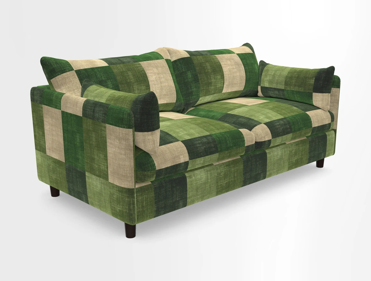 Madehurst 3 Seater Sofa in House Plain Sky. Loose cover option available