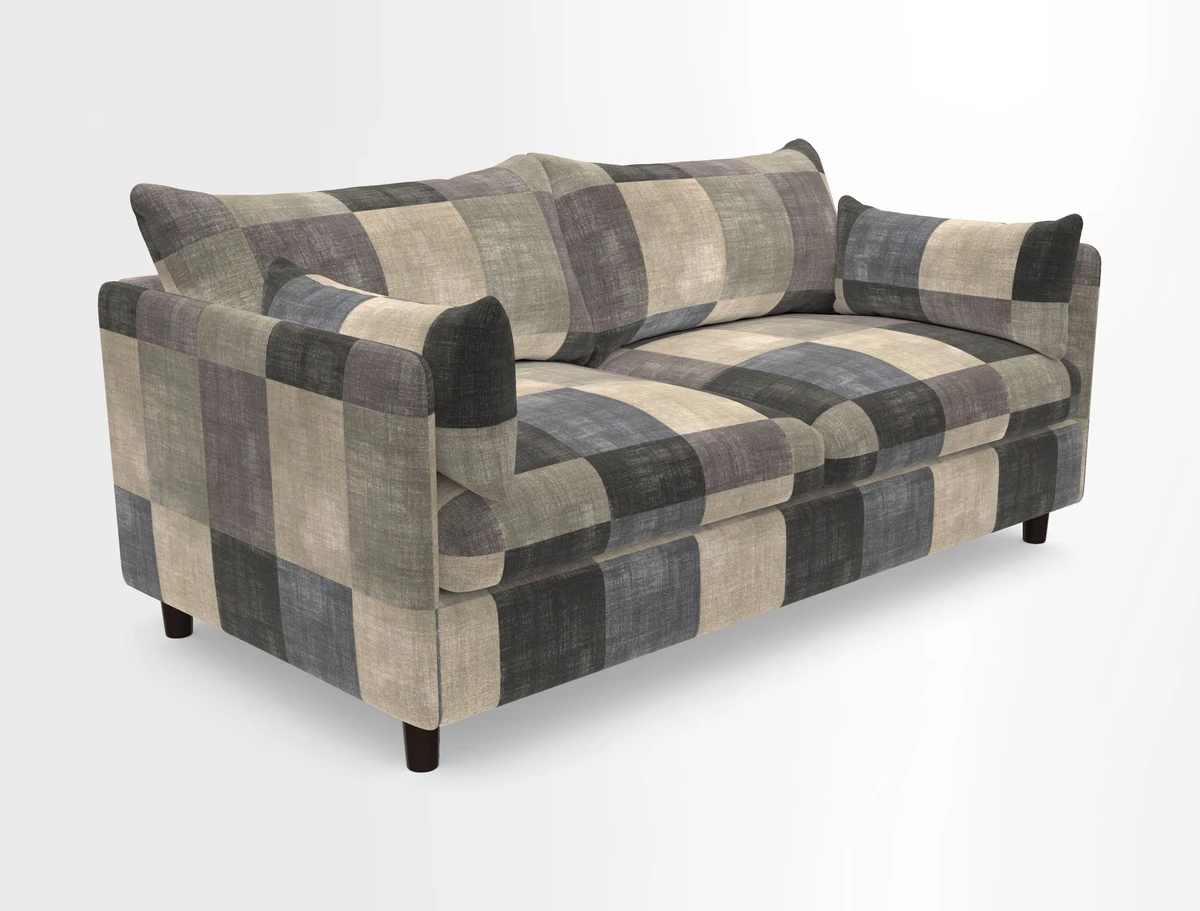 Madehurst 3 Seater Sofa in House Plain Sky. Loose cover option available
