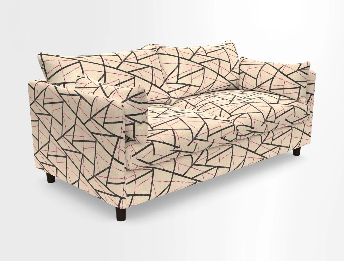Madehurst 3 Seater Sofa in House Plain Sky. Loose cover option available