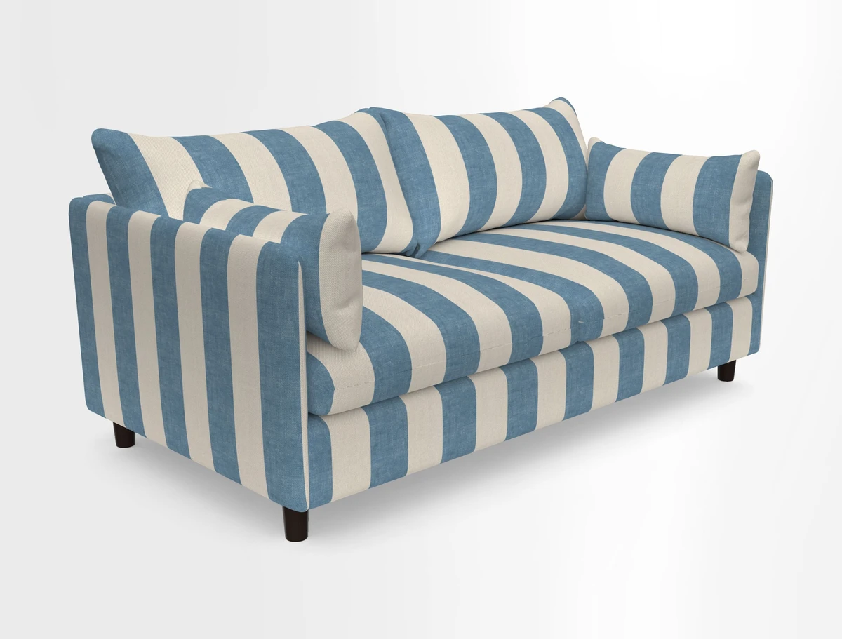 Madehurst 3 Seater Sofa in House Plain Sky. Loose cover option available