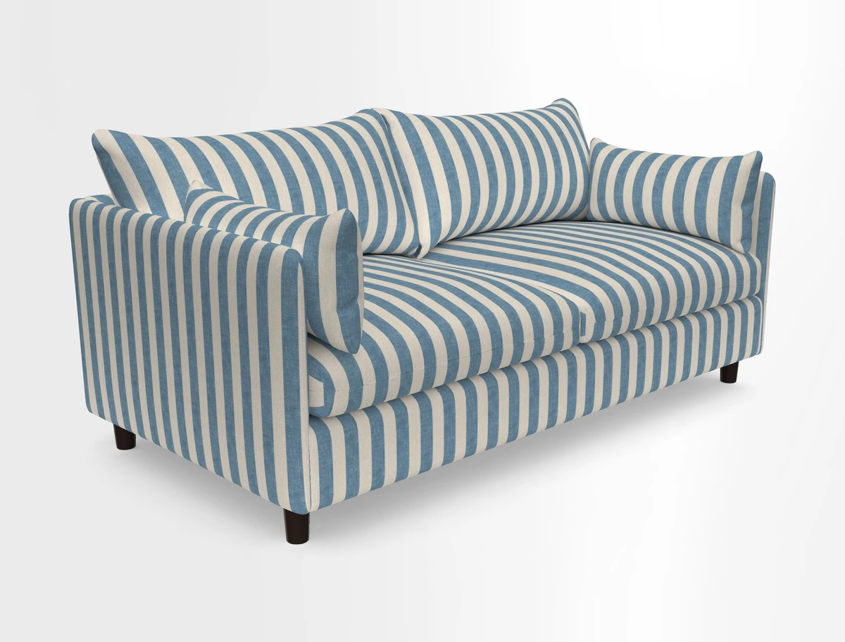 Madehurst 3 Seater Sofa in House Plain Sky. Loose cover option available