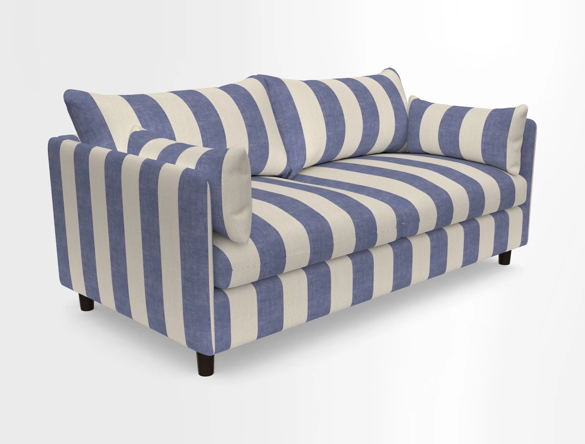 Madehurst 3 Seater Sofa in House Plain Sky. Loose cover option available