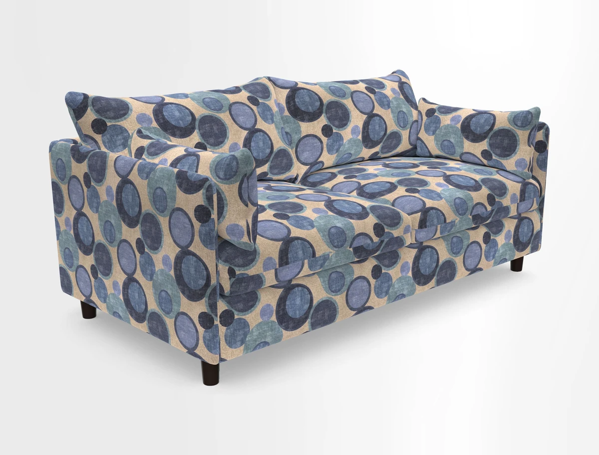 Madehurst 3 Seater Sofa in House Plain Sky. Loose cover option available