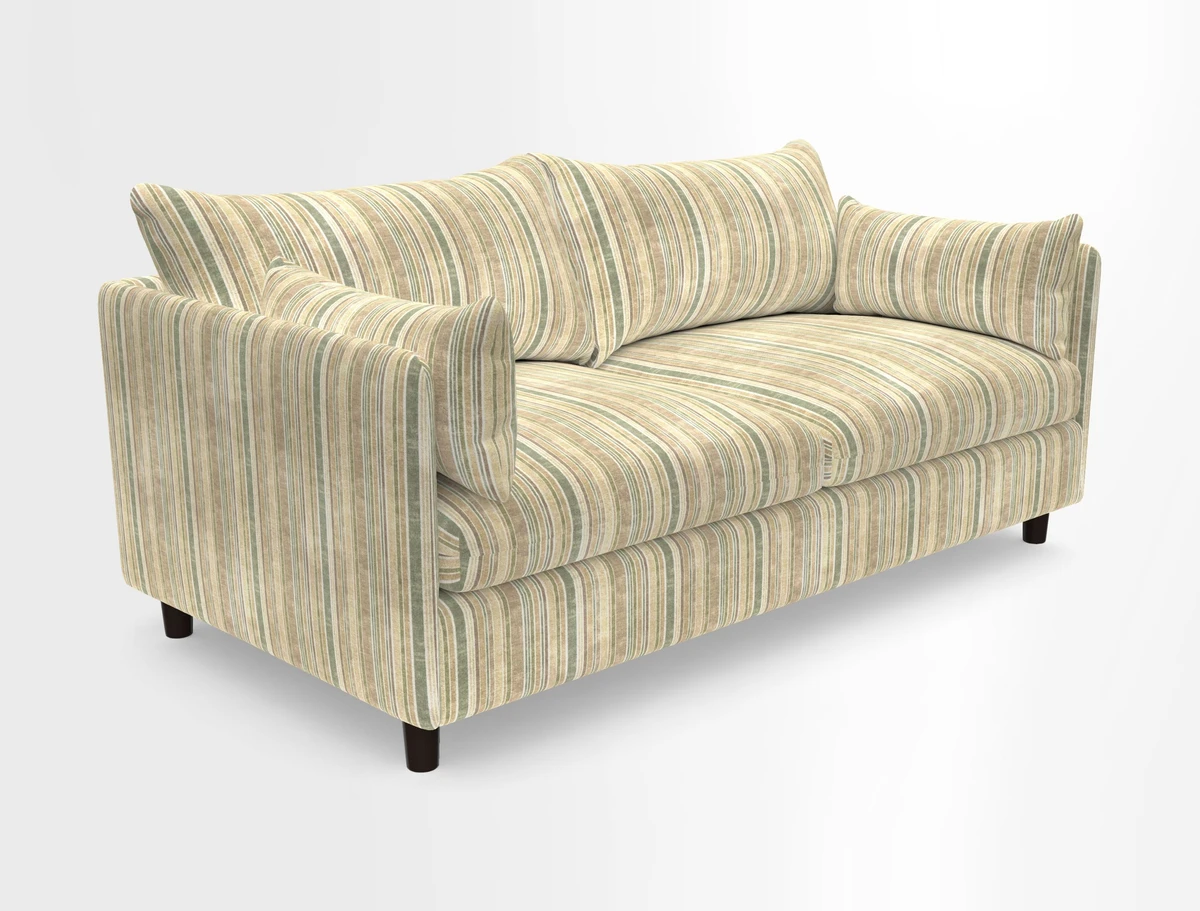 Madehurst 3 Seater Sofa in House Plain Sky. Loose cover option available