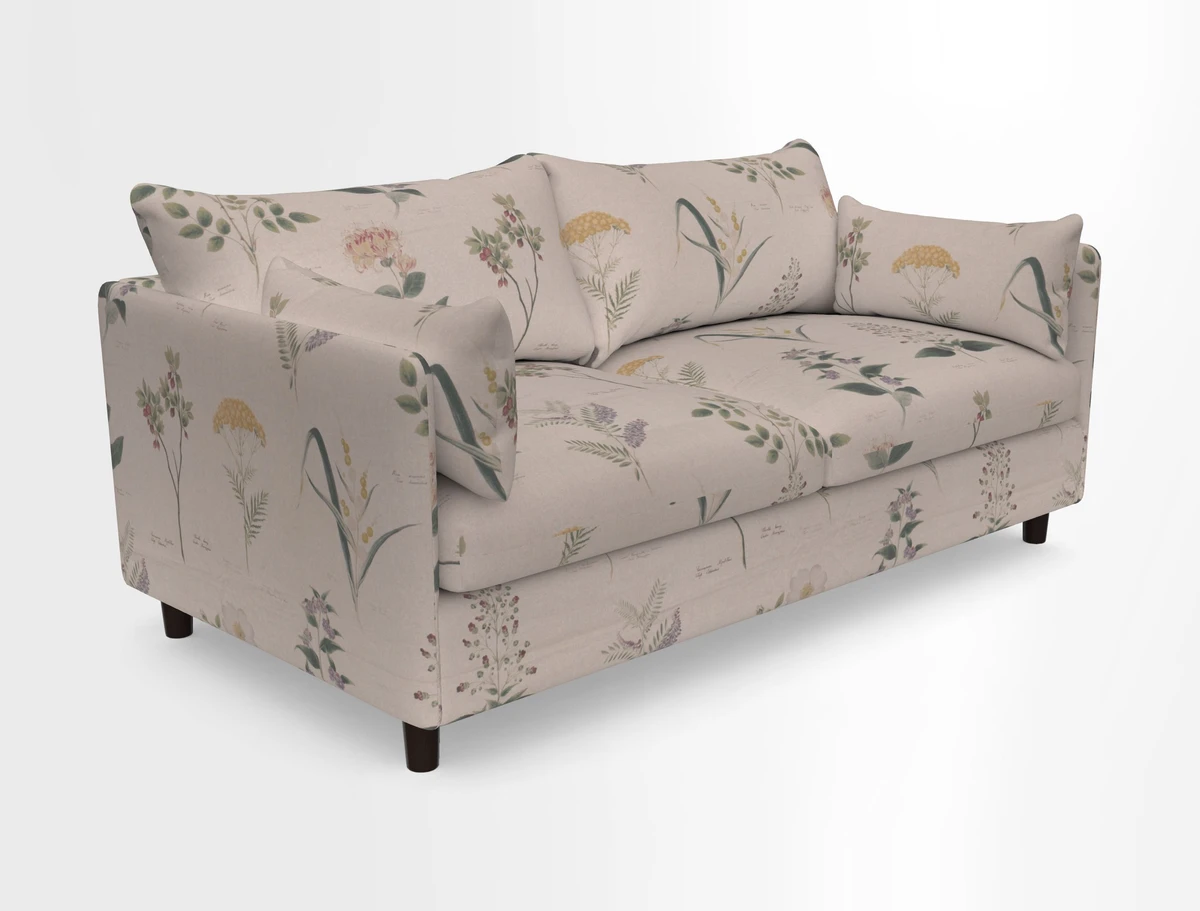 Madehurst 3 Seater Sofa in House Plain Sky. Loose cover option available