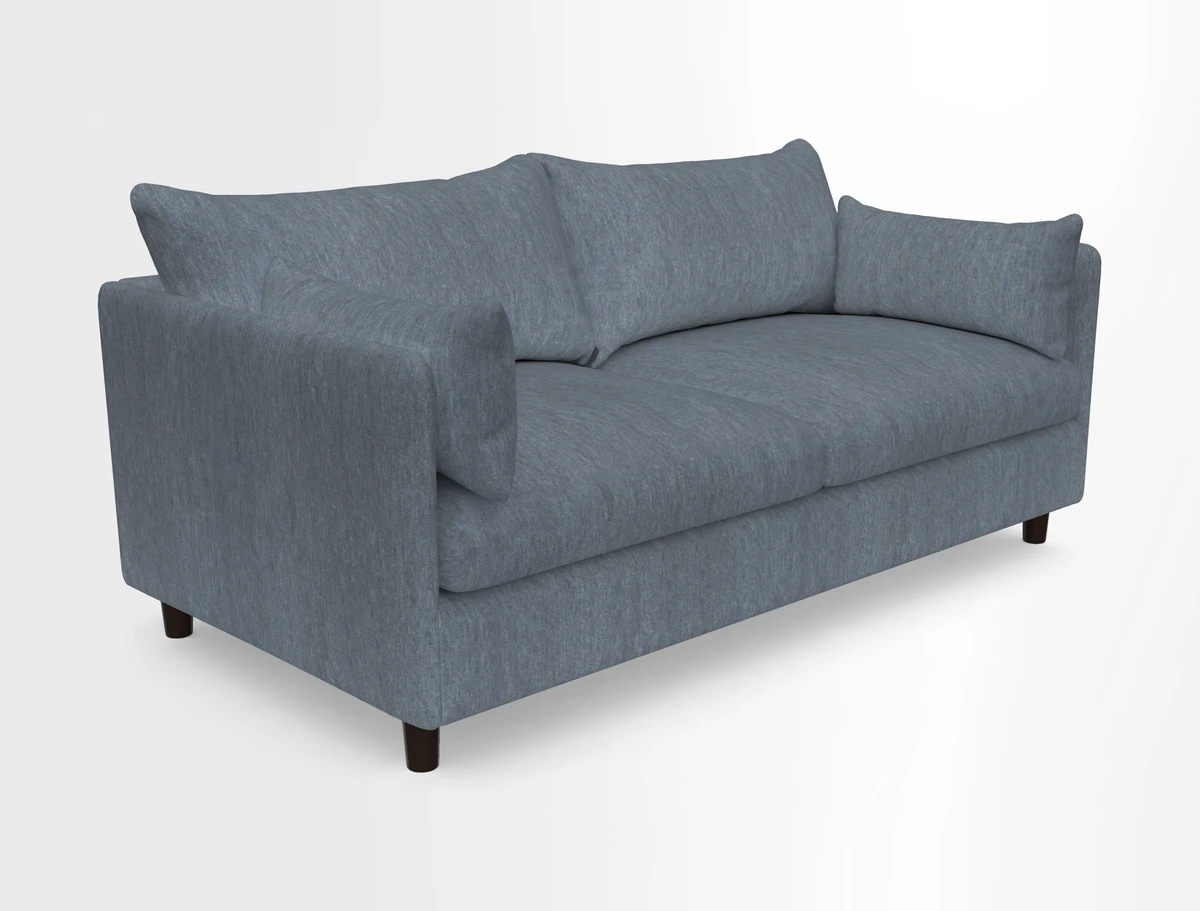 Madehurst 3 Seater Sofa in House Plain Sky. Loose cover option available
