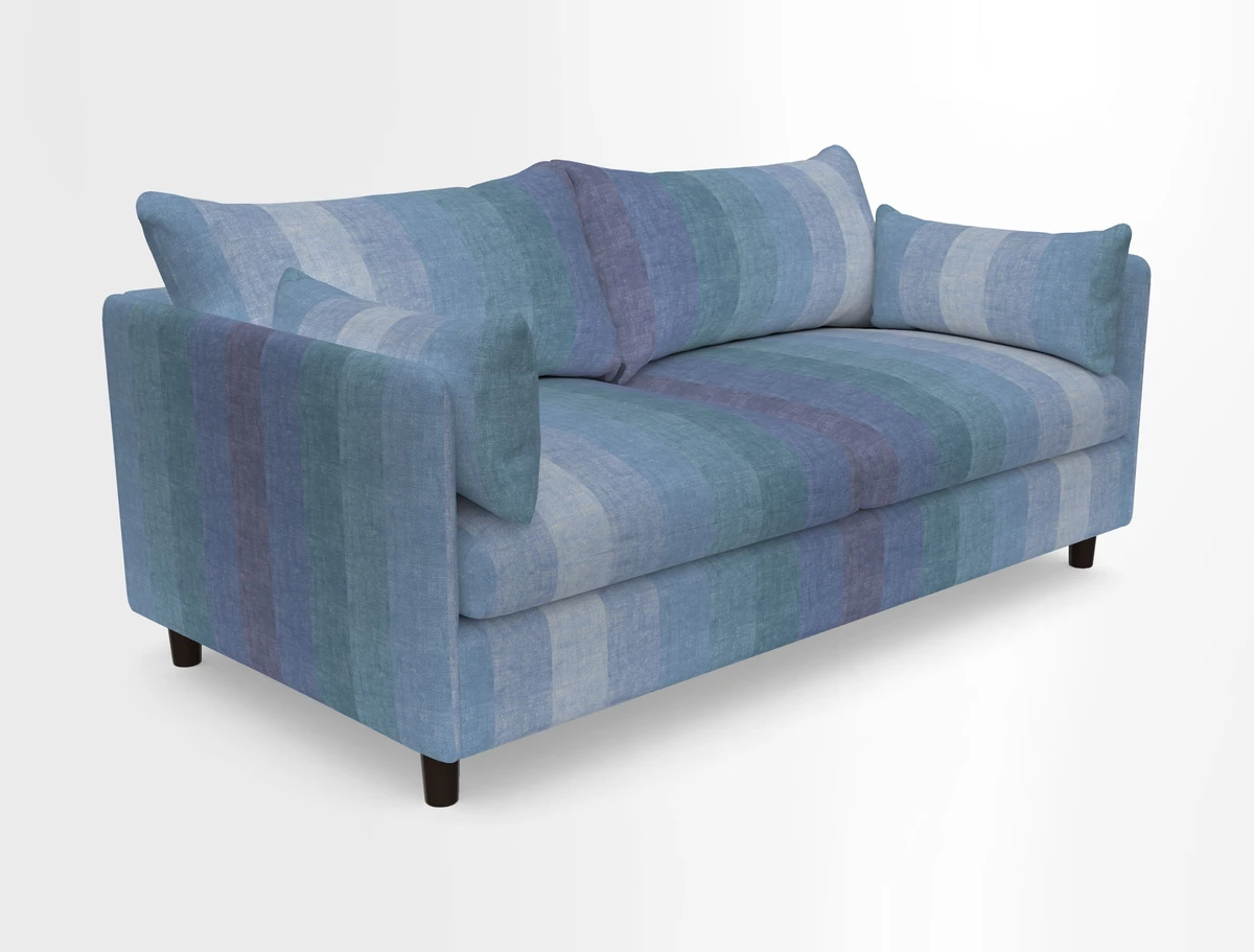 Madehurst 3 Seater Sofa in House Plain Sky. Loose cover option available