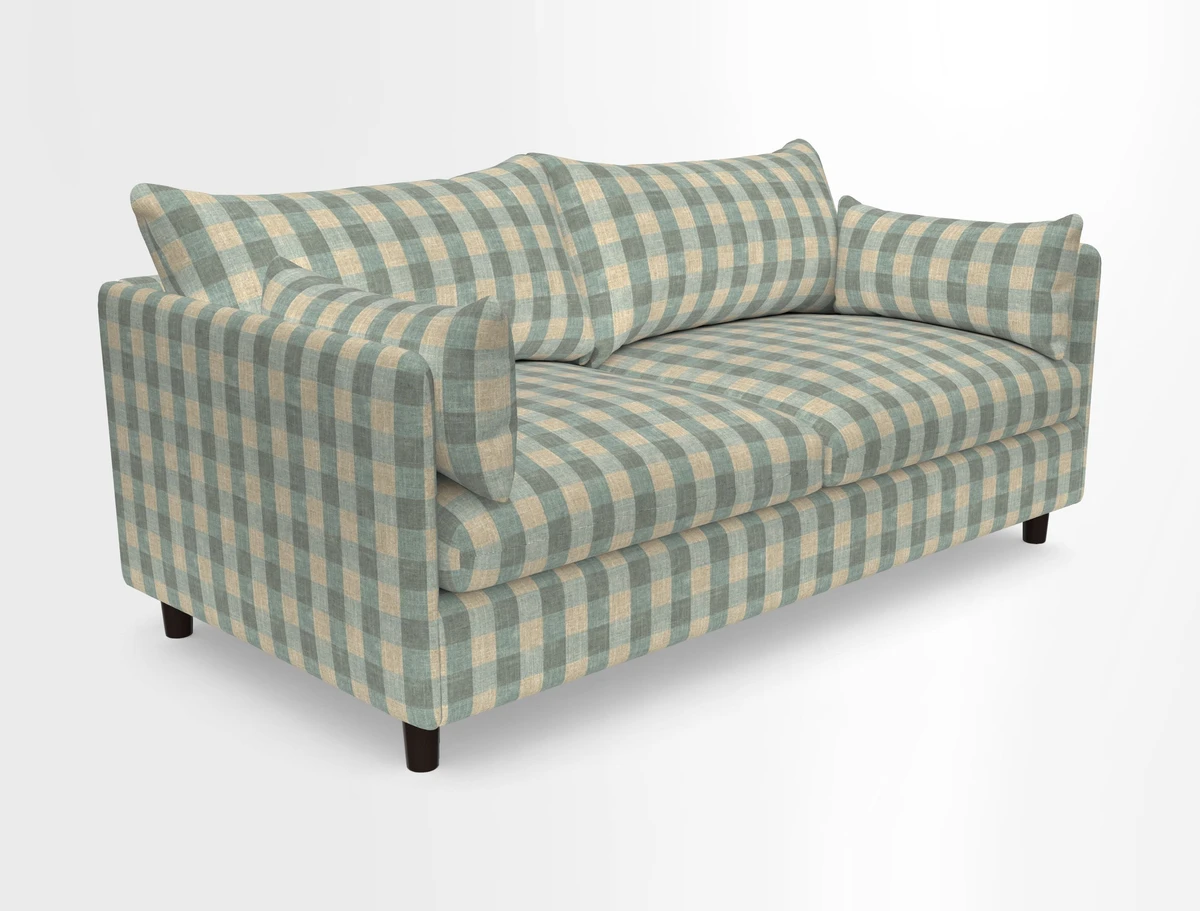 Madehurst 3 Seater Sofa in House Plain Sky. Loose cover option available