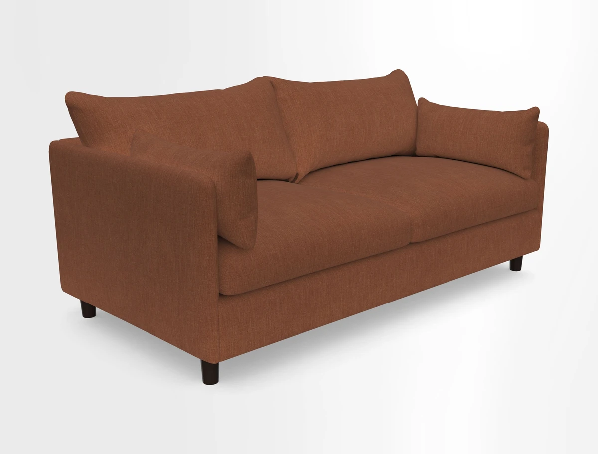 Madehurst 3 Seater Sofa in House Plain Sky. Loose cover option available