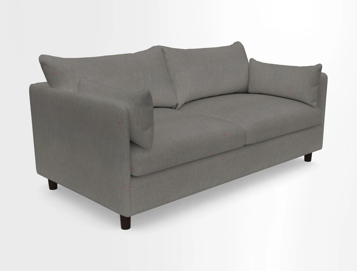 Madehurst 3 Seater Sofa in House Plain Sky. Loose cover option available