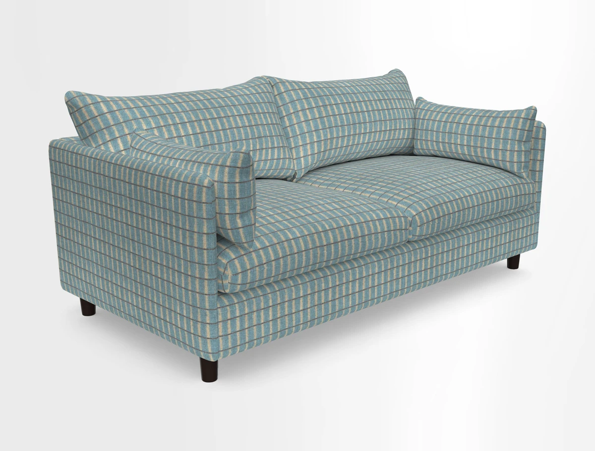 Madehurst 3 Seater Sofa in House Plain Sky. Loose cover option available