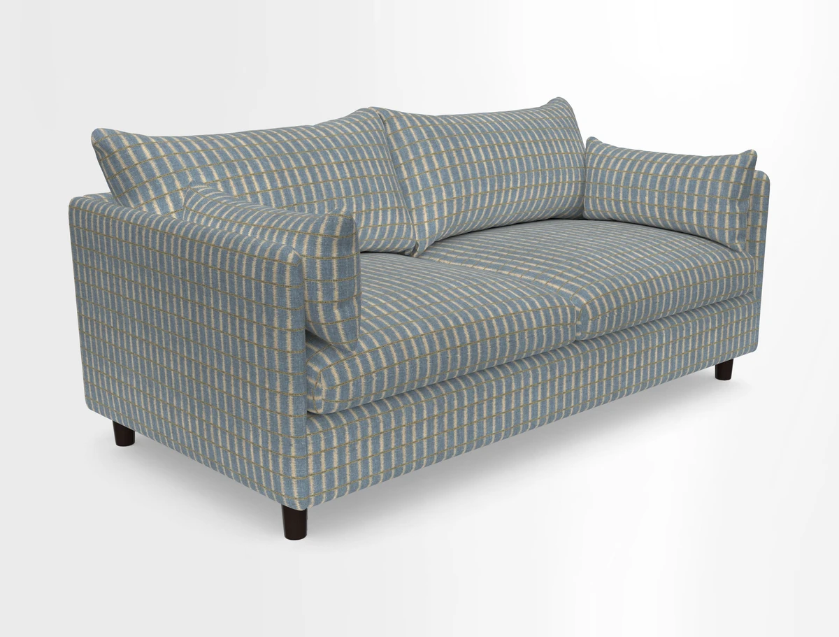 Madehurst 3 Seater Sofa in House Plain Sky. Loose cover option available