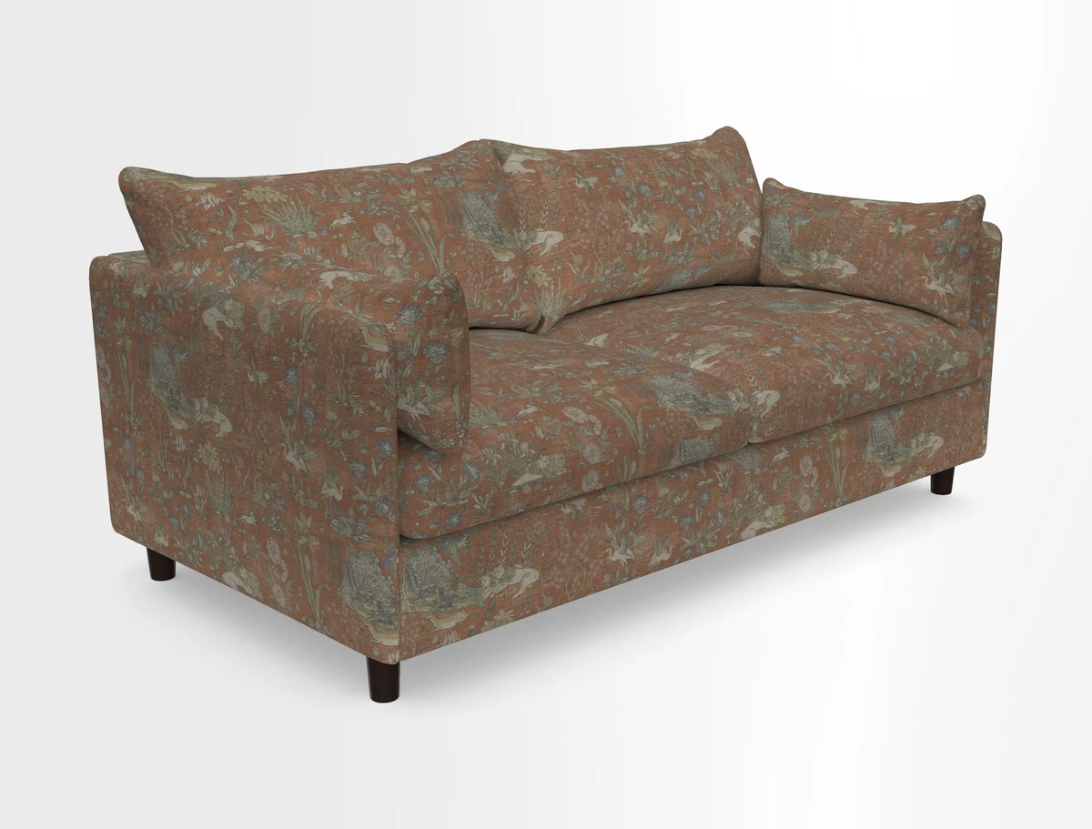 Madehurst 3 Seater Sofa in House Plain Sky. Loose cover option available