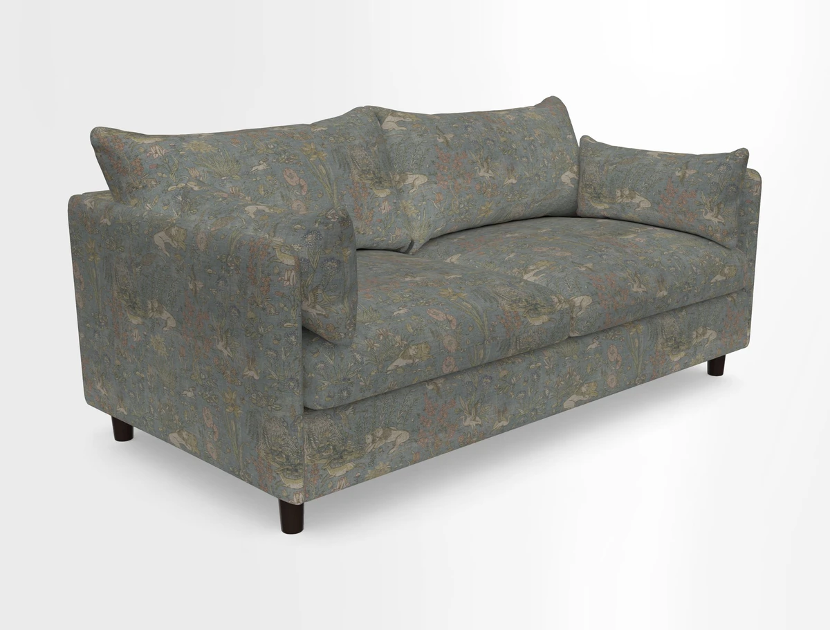 Madehurst 3 Seater Sofa in House Plain Sky. Loose cover option available