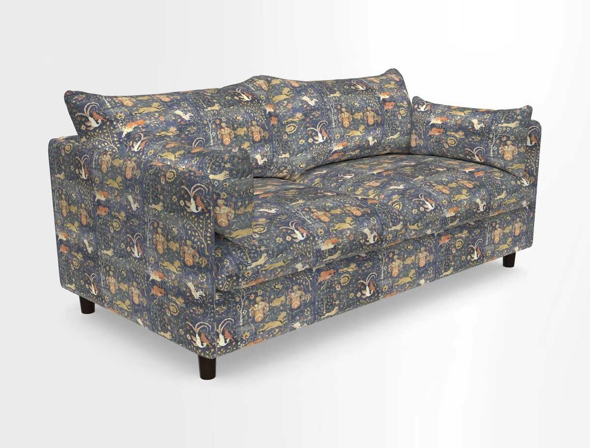 Madehurst 3 Seater Sofa in House Plain Sky. Loose cover option available