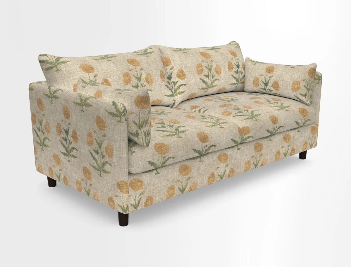 Madehurst 3 Seater Sofa in House Plain Sky. Loose cover option available