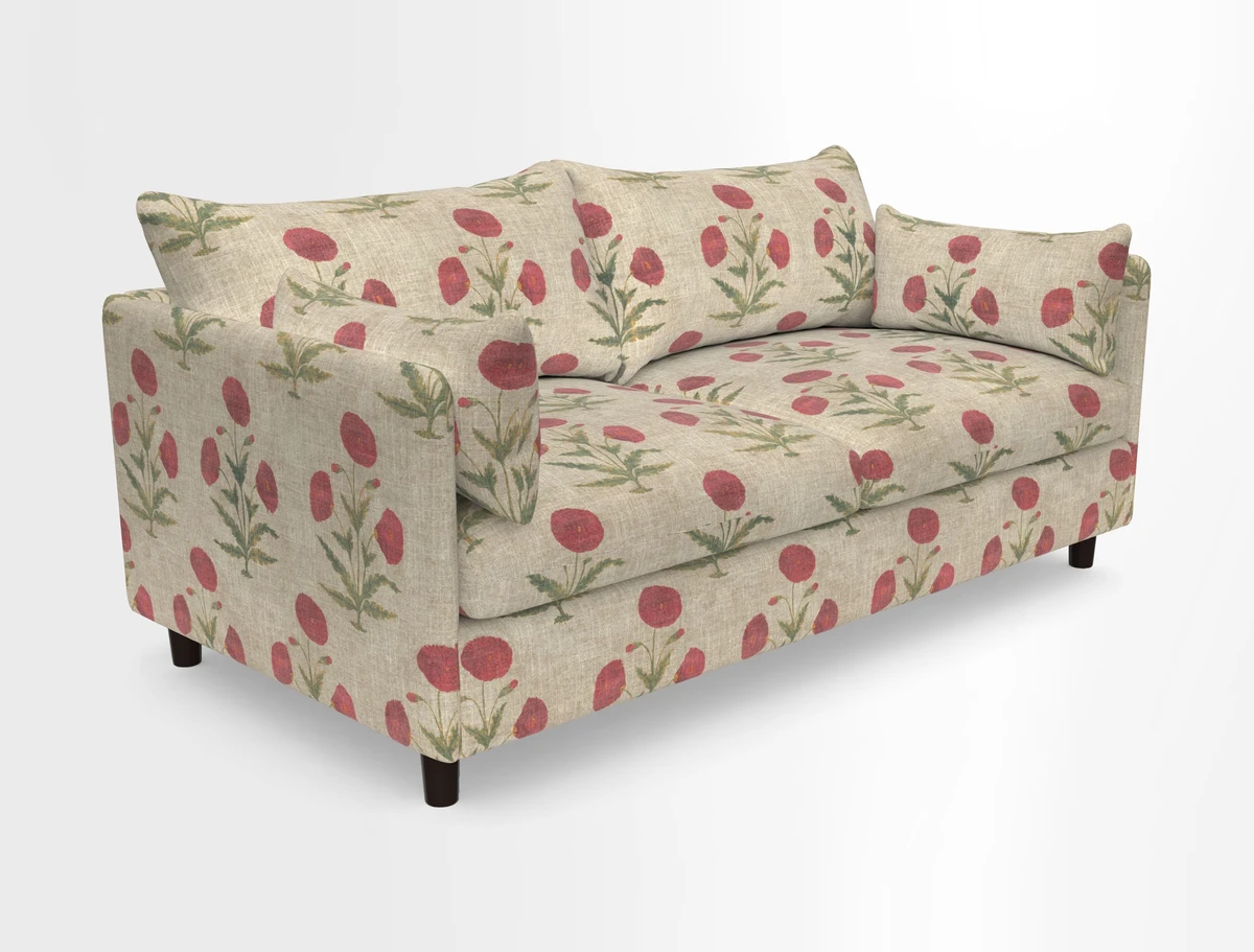 Madehurst 3 Seater Sofa in House Plain Sky. Loose cover option available
