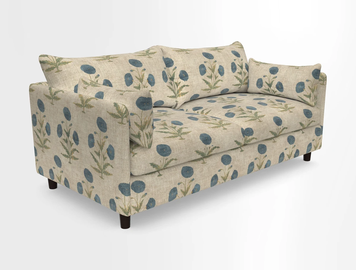 Madehurst 3 Seater Sofa in House Plain Sky. Loose cover option available