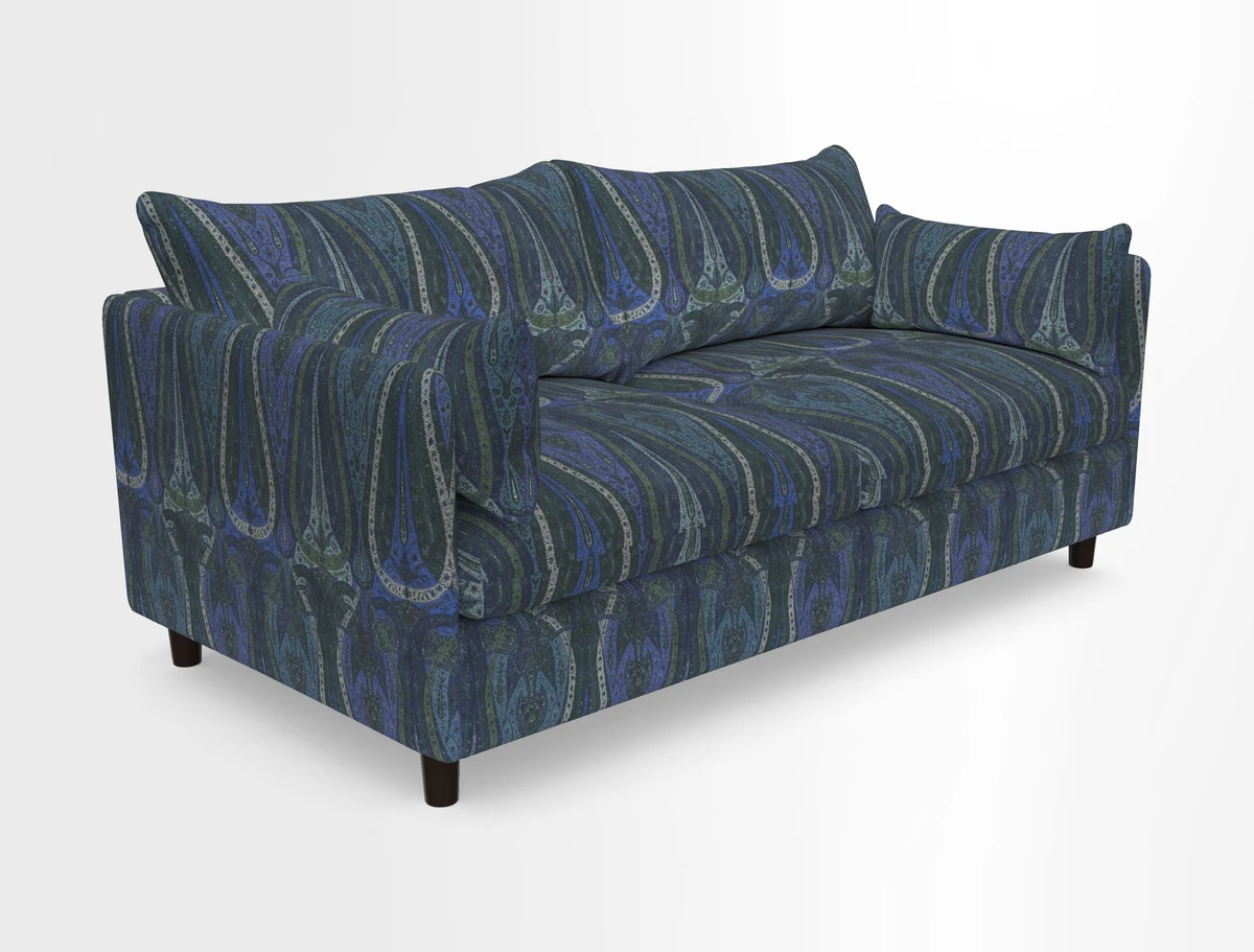 Madehurst 3 Seater Sofa in House Plain Sky. Loose cover option available