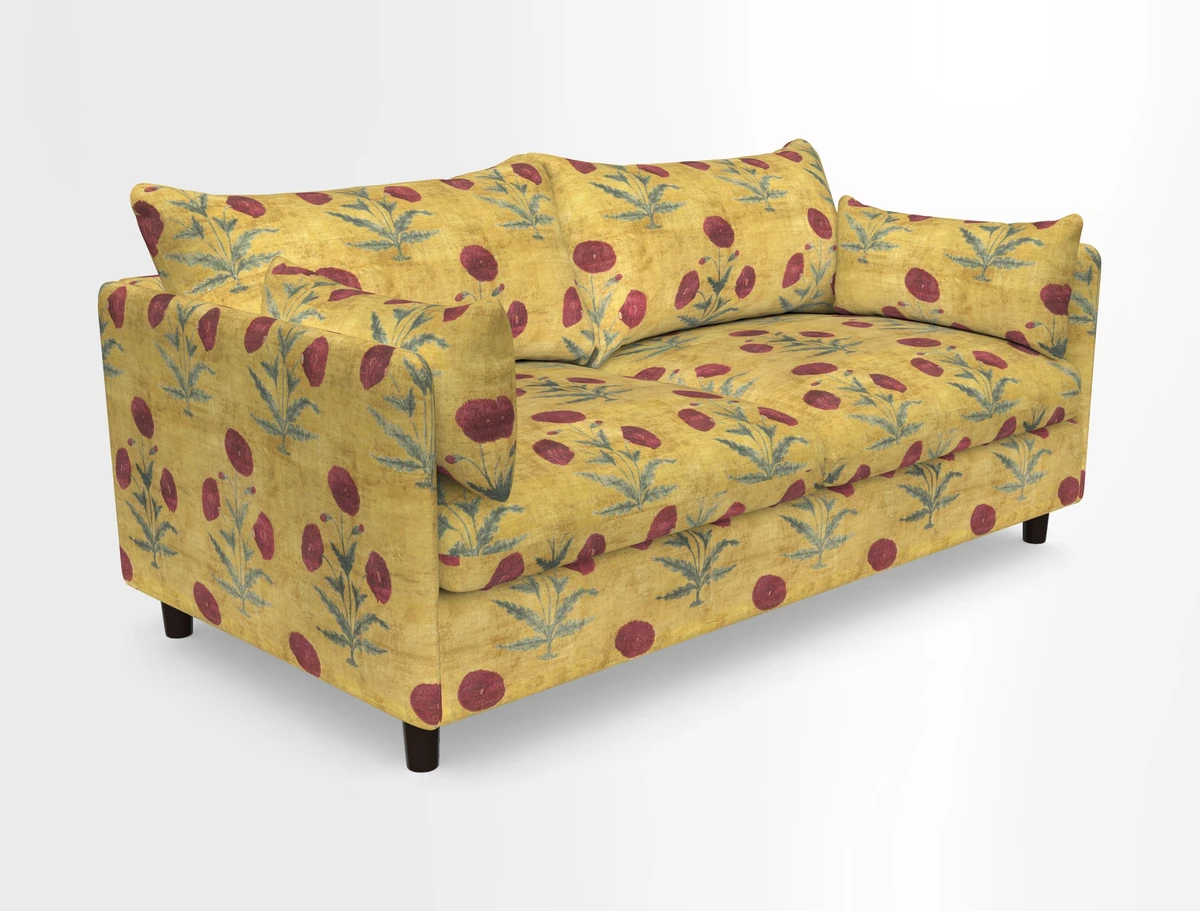Madehurst 3 Seater Sofa in House Plain Sky. Loose cover option available