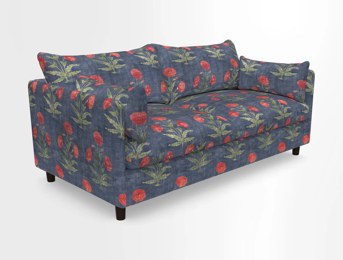Madehurst 3 Seater Sofa in House Plain Sky. Loose cover option available