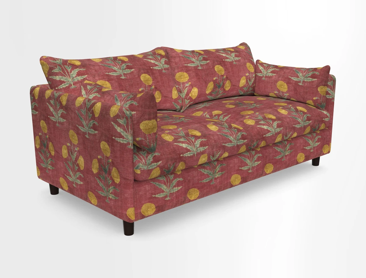 Madehurst 3 Seater Sofa in House Plain Sky. Loose cover option available