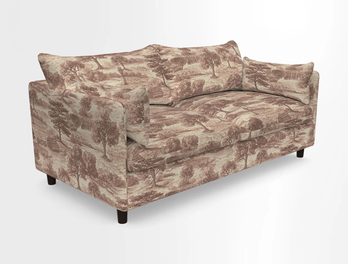 Madehurst 3 Seater Sofa in House Plain Sky. Loose cover option available