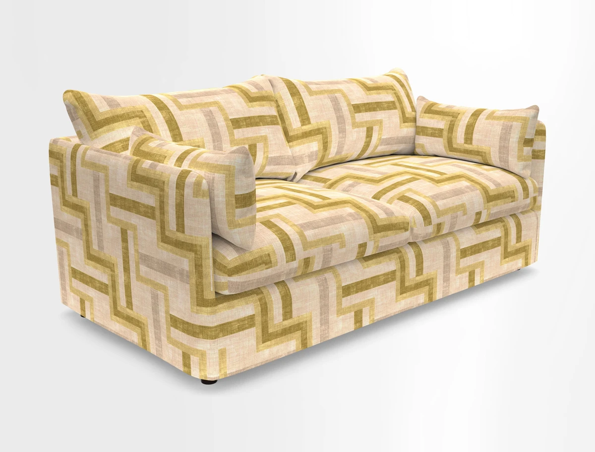 Madehurst 3 Seater Sofa in House Plain Sky. Loose cover option available