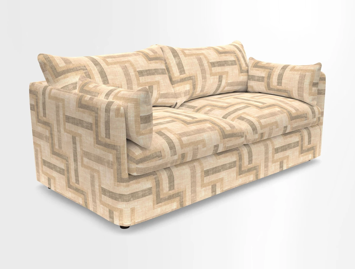 Madehurst 3 Seater Sofa in House Plain Sky. Loose cover option available