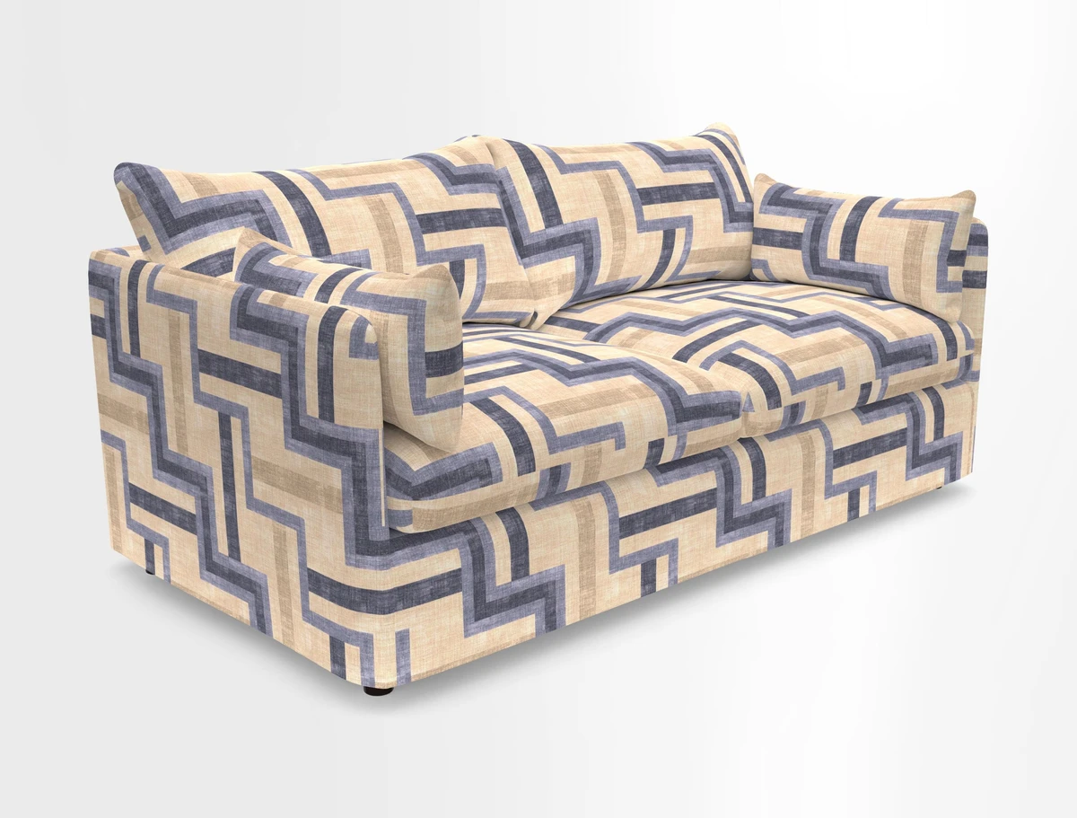 Madehurst 3 Seater Sofa in House Plain Sky. Loose cover option available