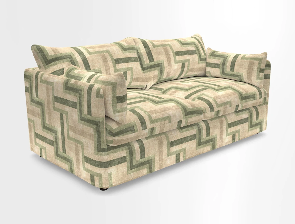 Madehurst 3 Seater Sofa in House Plain Sky. Loose cover option available