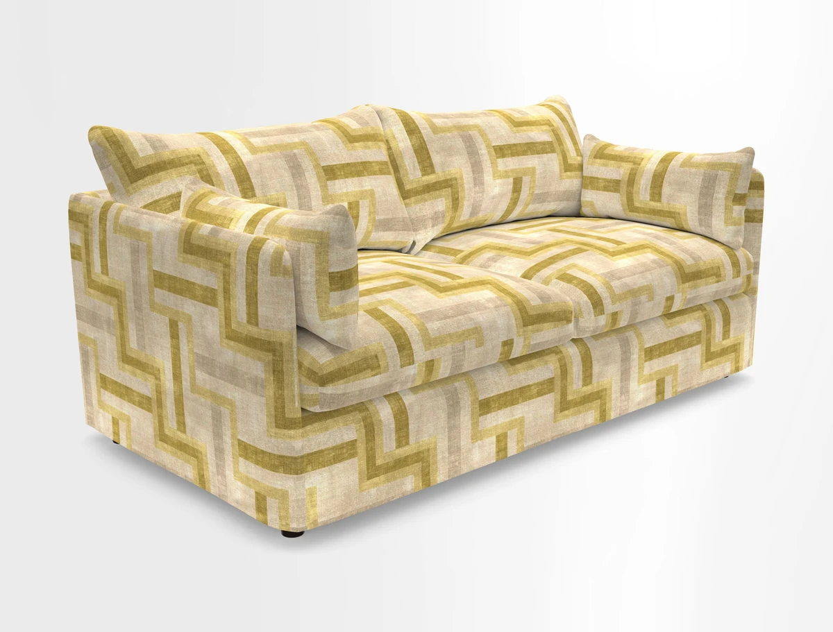 Madehurst 3 Seater Sofa in House Plain Sky. Loose cover option available