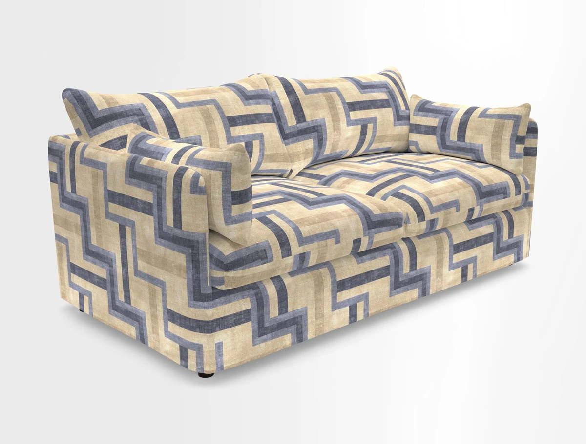 Madehurst 3 Seater Sofa in House Plain Sky. Loose cover option available