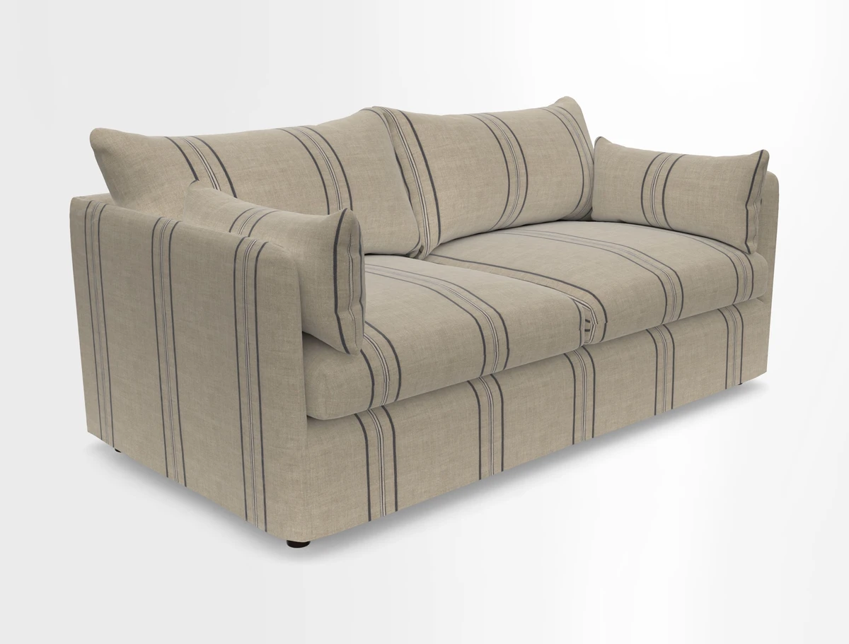 Madehurst 3 Seater Sofa in House Plain Sky. Loose cover option available