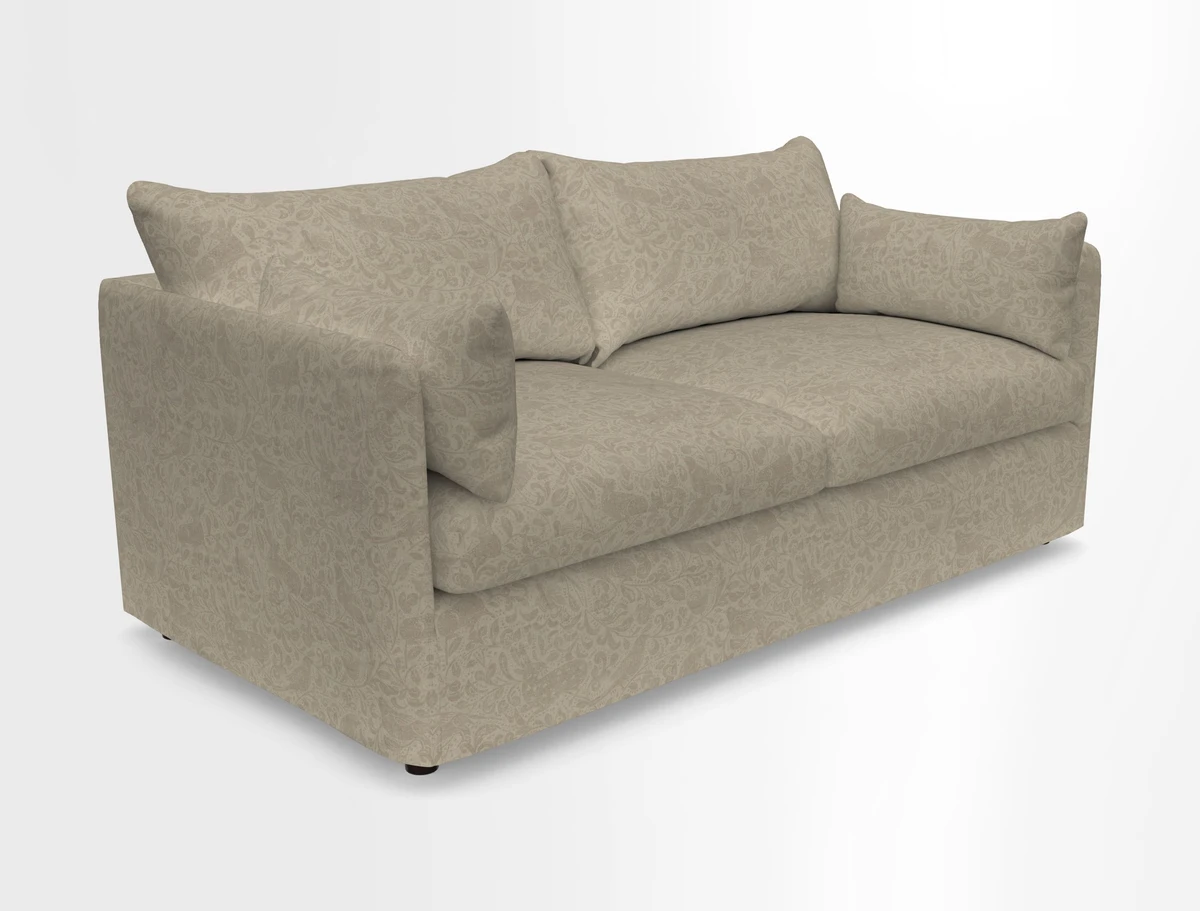 Madehurst 3 Seater Sofa in House Plain Sky. Loose cover option available