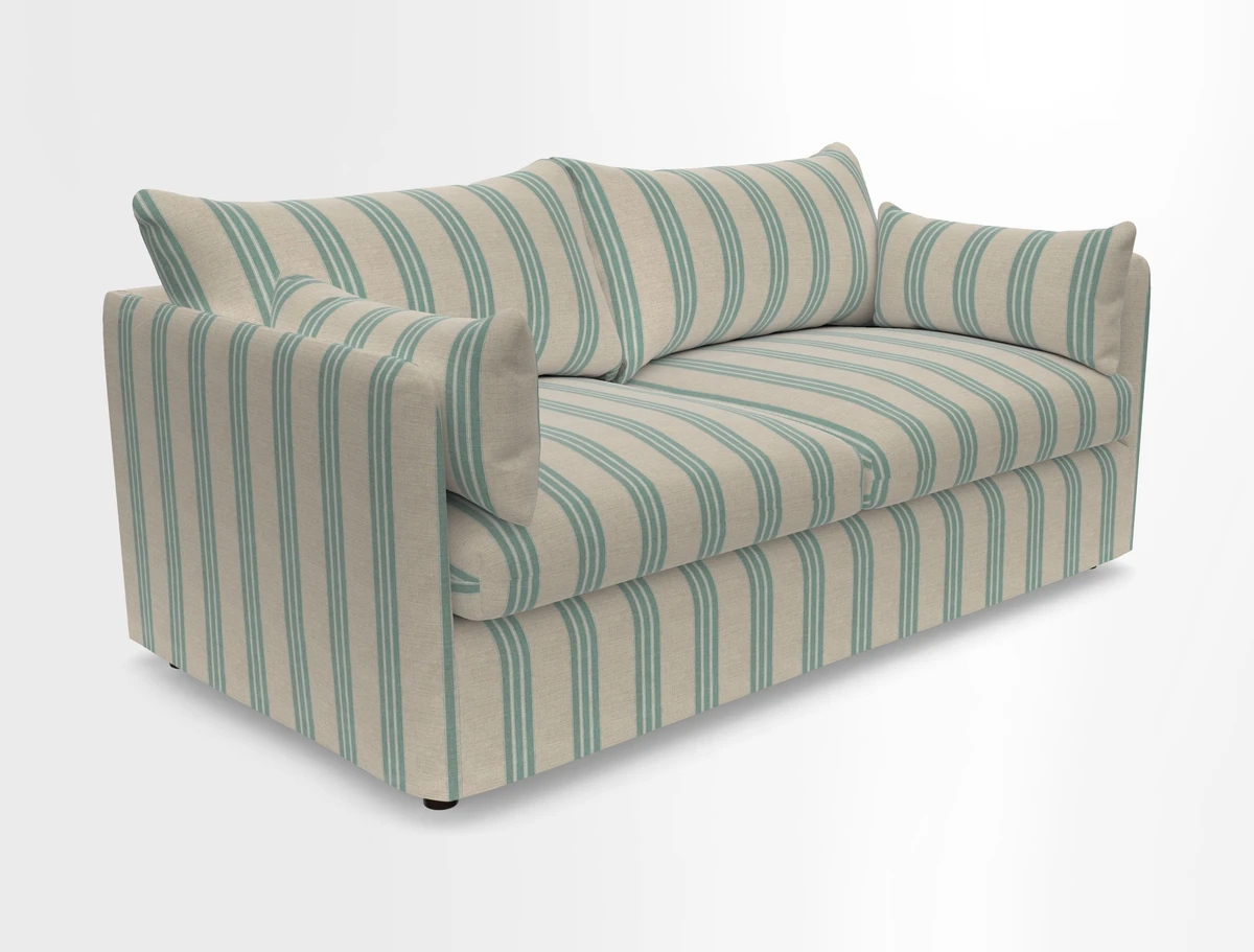 Madehurst 3 Seater Sofa in House Plain Sky. Loose cover option available