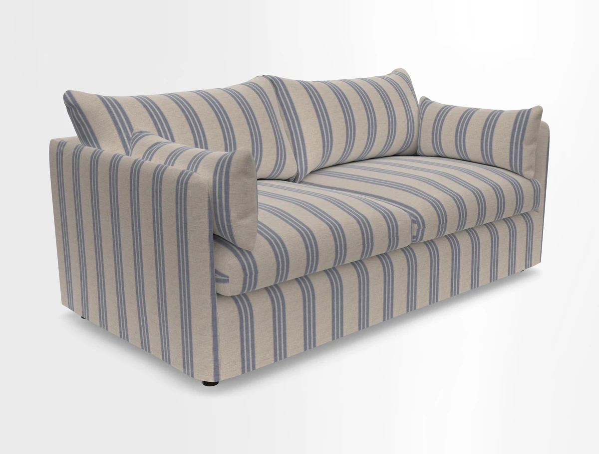 Madehurst 3 Seater Sofa in House Plain Sky. Loose cover option available