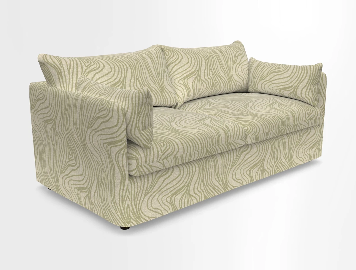 Madehurst 3 Seater Sofa in House Plain Sky. Loose cover option available