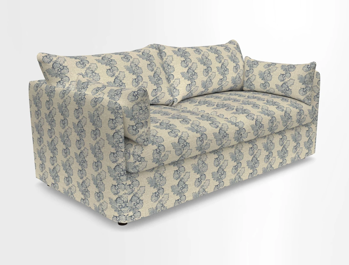 Madehurst 3 Seater Sofa in House Plain Sky. Loose cover option available