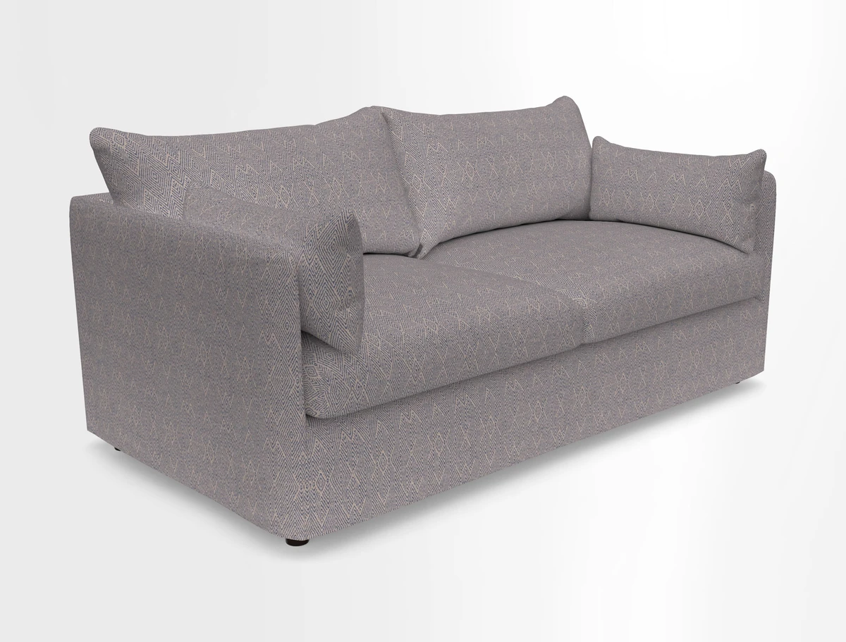 Madehurst 3 Seater Sofa in House Plain Sky. Loose cover option available