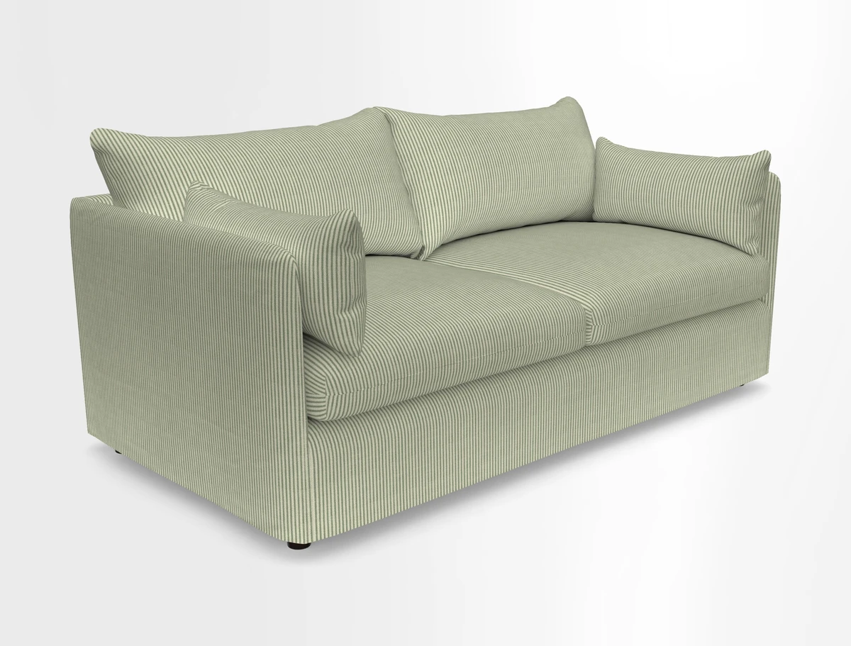 Madehurst 3 Seater Sofa in House Plain Sky. Loose cover option available