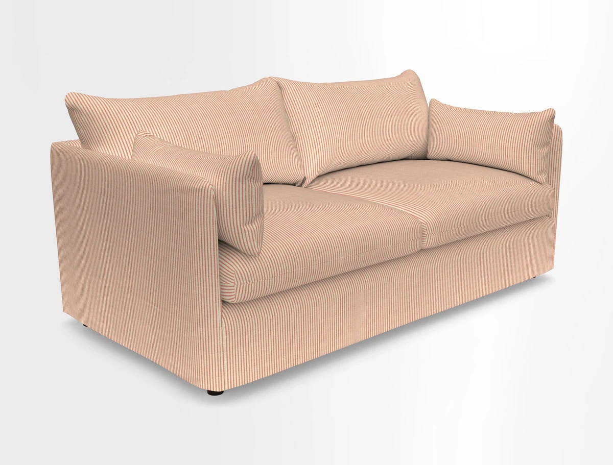Madehurst 3 Seater Sofa in House Plain Sky. Loose cover option available