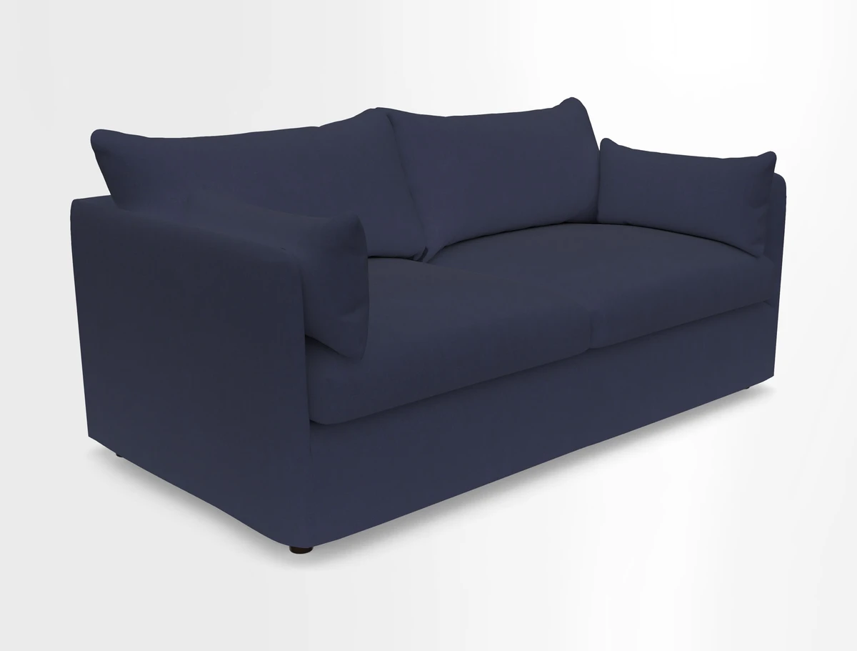 Madehurst 3 Seater Sofa in House Plain Sky. Loose cover option available