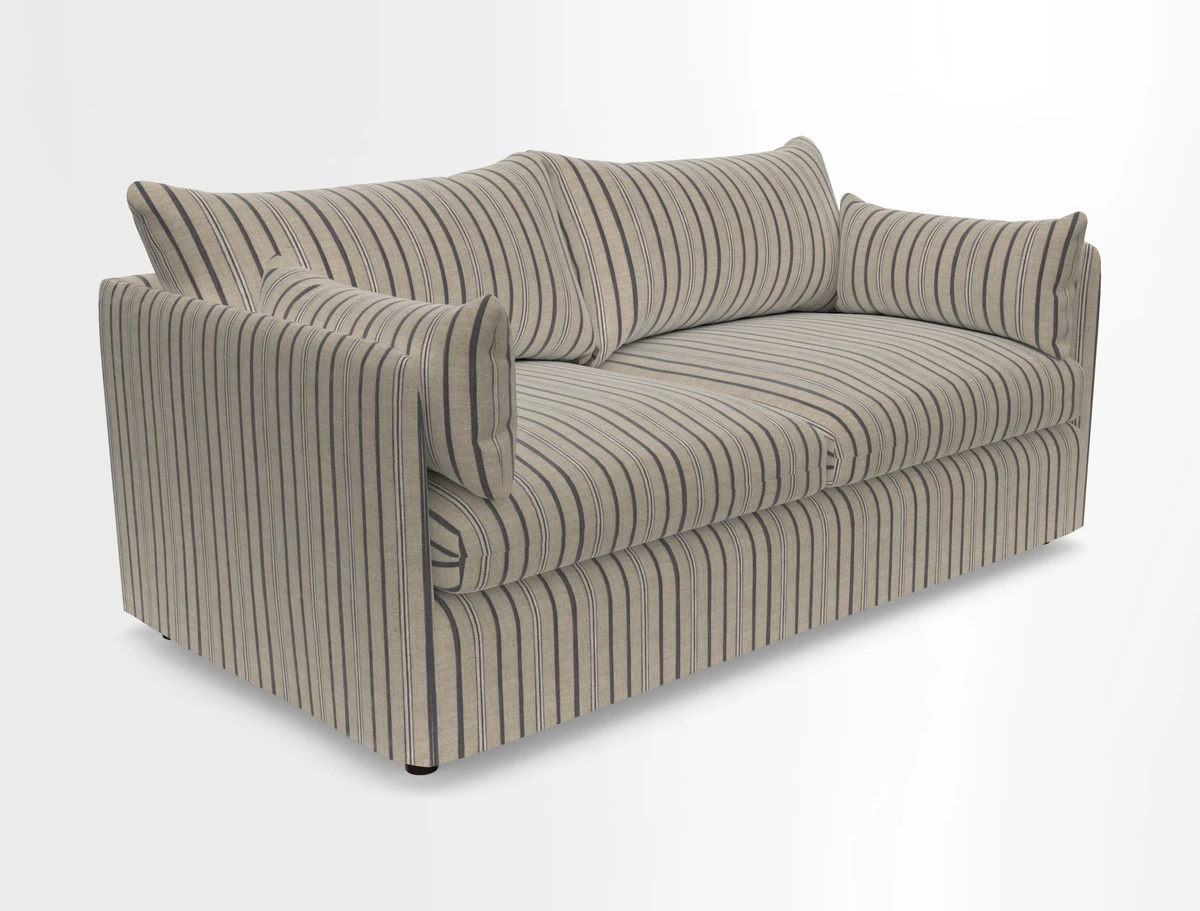 Madehurst 3 Seater Sofa in House Plain Sky. Loose cover option available