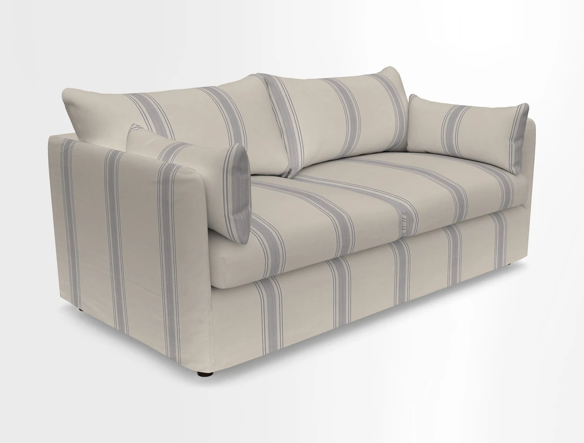 Madehurst 3 Seater Sofa in House Plain Sky. Loose cover option available